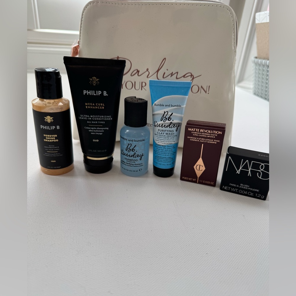 New condition Philip B and Charlotte Tilbury gift set $150